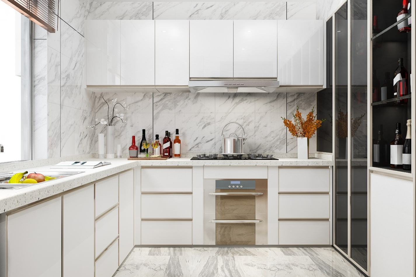 ALUMINIUM KITCHEN CABINET